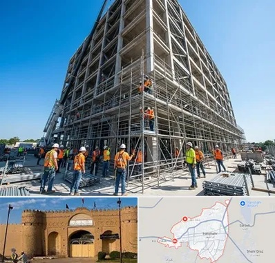داربست در ایرانشهر