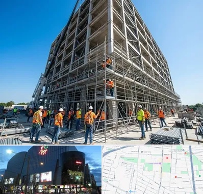 داربست در بلوار اباذر 