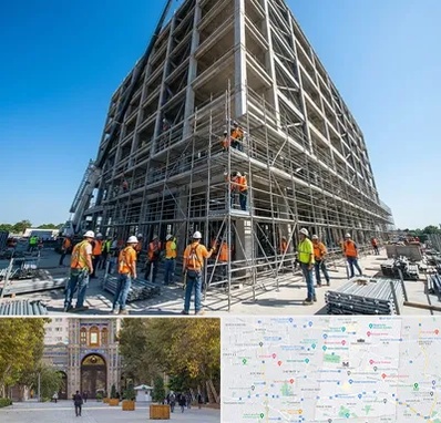 داربست در منطقه 12 تهران