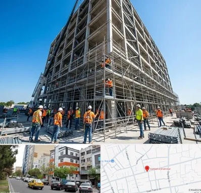 داربست در هفده شهریور تبریز 