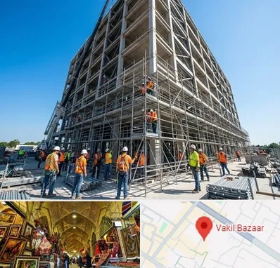 داربست در بازار وکیل شیراز
