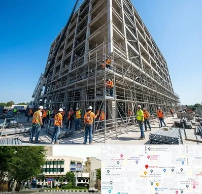 داربست در طالقانی 
