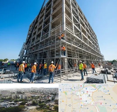 داربست در منطقه 20 تهران 
