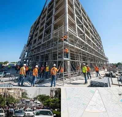 داربست در سیدی مشهد 