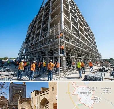 داربست در تربت جام