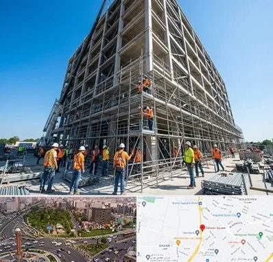 داربست در سبلان 