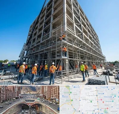 داربست در منطقه 10 تهران 