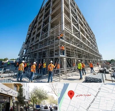 داربست در مجیدیه جنوبی