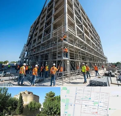 داربست در مرداویج اصفهان 