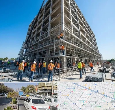 داربست در مفتح مشهد 