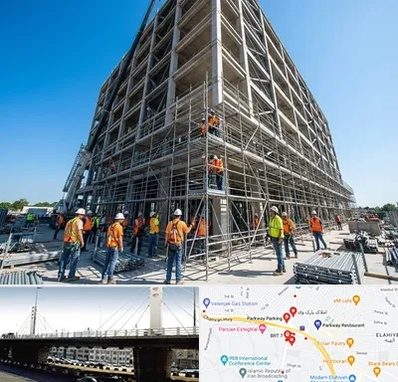داربست در پارک وی 