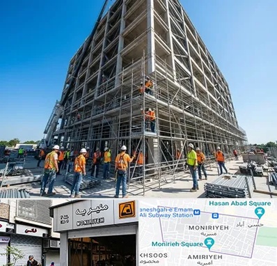 داربست در منیریه 