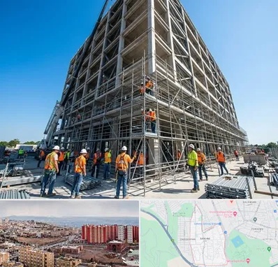 داربست در سهند تبریز 