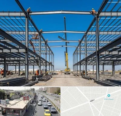 ساخت سوله در خیابان دماوند