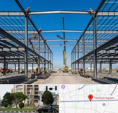 ساخت سوله در میدان فردوسی تهران