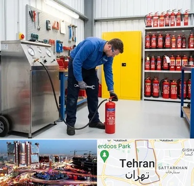 شارژ کپسول آتش نشانی در صادقیه