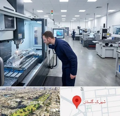 تراشکاری در شهرک گلستان