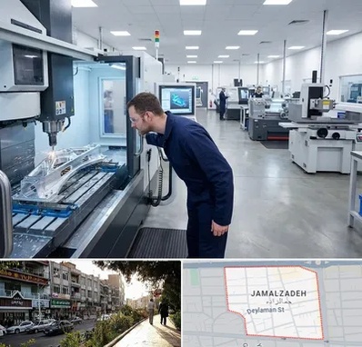 تراشکاری در خیابان جمالزاده 