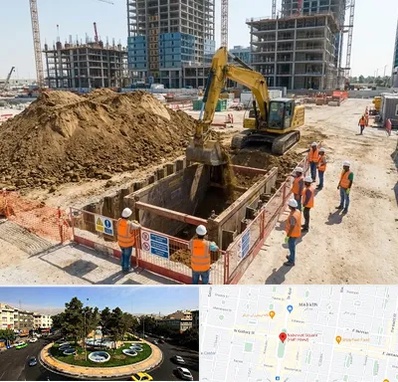 خاکبرداری و گودبرداری در هفت حوض
