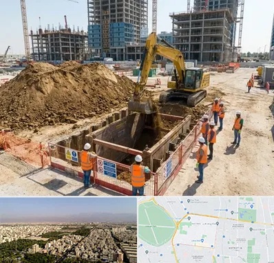 خاکبرداری و گودبرداری در نازی آباد