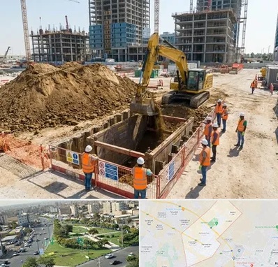 خاکبرداری و گودبرداری در کمال شهر کرج 