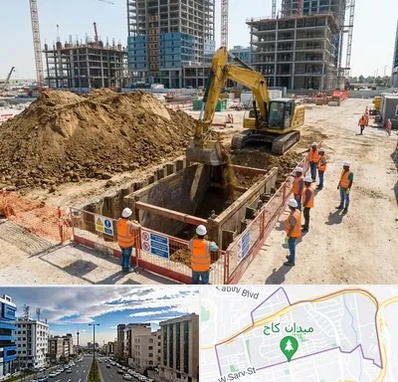 خاکبرداری و گودبرداری در سعادت آباد