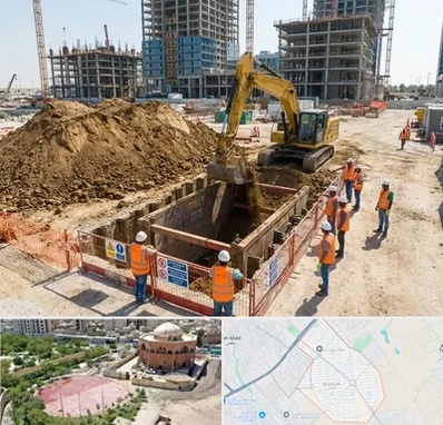خاکبرداری و گودبرداری در گلستان اسلامشهر 