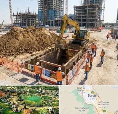خاکبرداری و گودبرداری در بروجرد