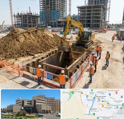 خاکبرداری و گودبرداری در صیاد شیرازی مشهد 