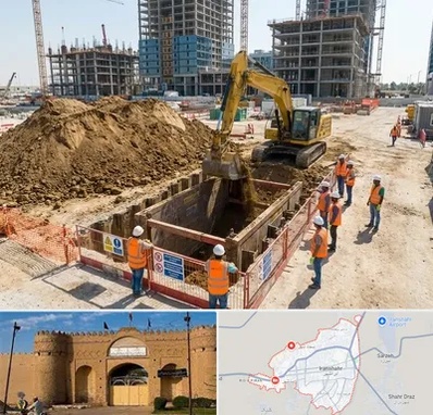 خاکبرداری و گودبرداری در ایرانشهر