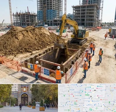 خاکبرداری و گودبرداری در منطقه 12 تهران 