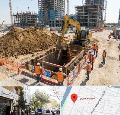 خاکبرداری و گودبرداری در مجیدیه جنوبی
