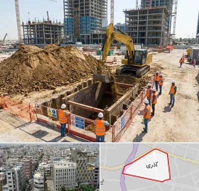 خاکبرداری و گودبرداری در آذری