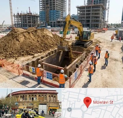 خاکبرداری و گودبرداری در مولوی