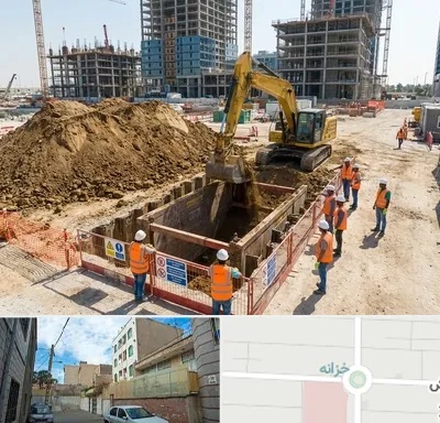 خاکبرداری و گودبرداری در خزانه