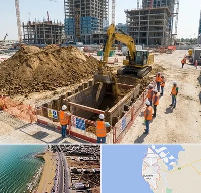 خاکبرداری و گودبرداری در بوشهر