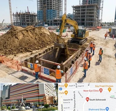 خاکبرداری و گودبرداری در سهروردی 