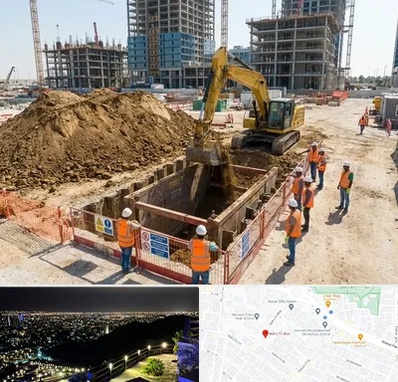 خاکبرداری و گودبرداری در هفت تیر مشهد 