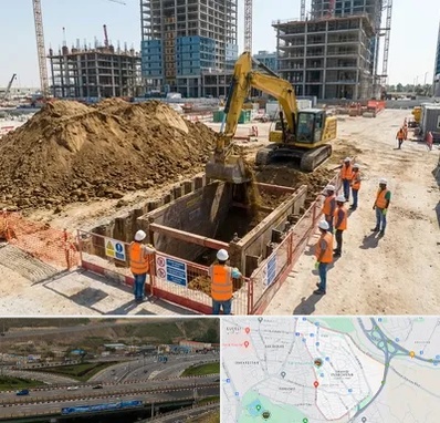 خاکبرداری و گودبرداری در یاغچیان تبریز 