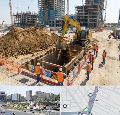 خاکبرداری و گودبرداری در هفت تیر