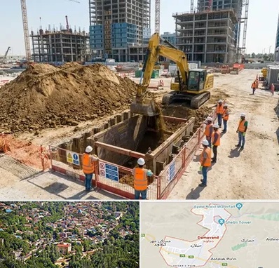 خاکبرداری و گودبرداری در دماوند
