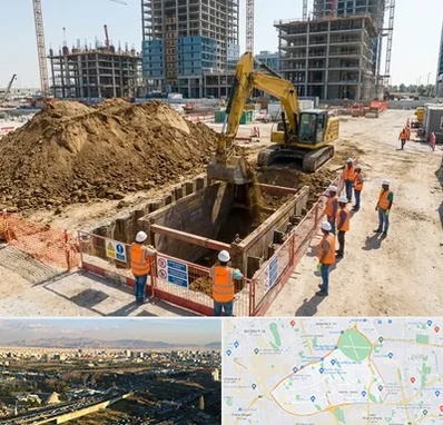 خاکبرداری و گودبرداری در منطقه 19 تهران 
