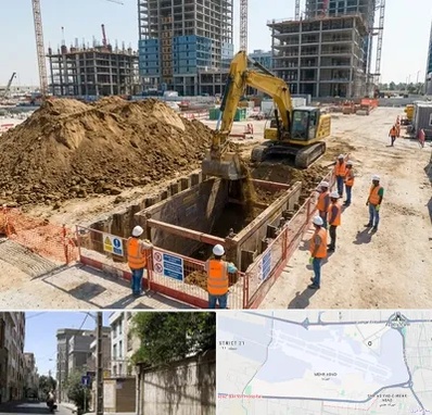 خاکبرداری و گودبرداری در مهرآباد