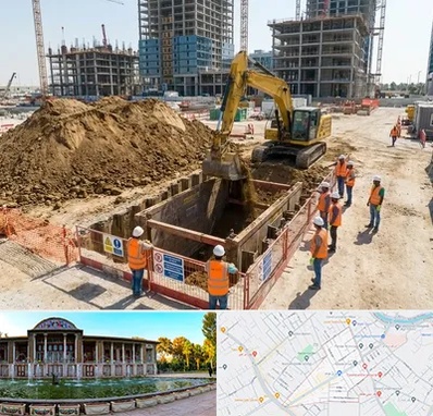 خاکبرداری و گودبرداری در عفیف آباد شیراز