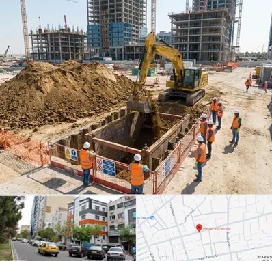 خاکبرداری و گودبرداری در هفده شهریور تبریز 