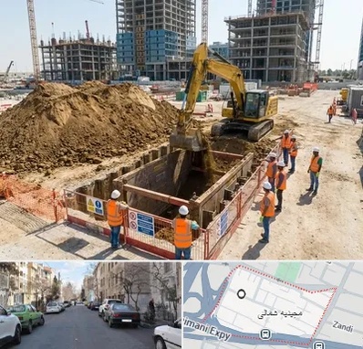 خاکبرداری و گودبرداری در مجیدیه شمالی