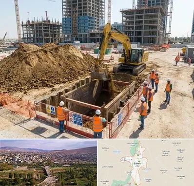 خاکبرداری و گودبرداری در بوکان
