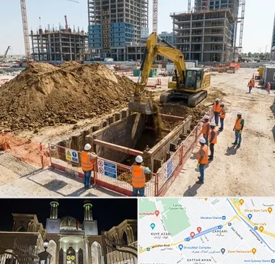 خاکبرداری و گودبرداری در زرگری شیراز