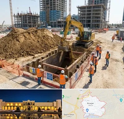 خاکبرداری و گودبرداری در برازجان