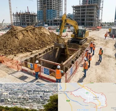 خاکبرداری و گودبرداری در یاسوج